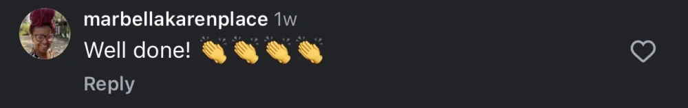 Well done!
