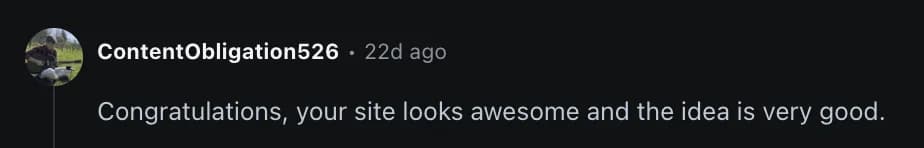 Congratulations, your site looks awesome and the idea is very good.